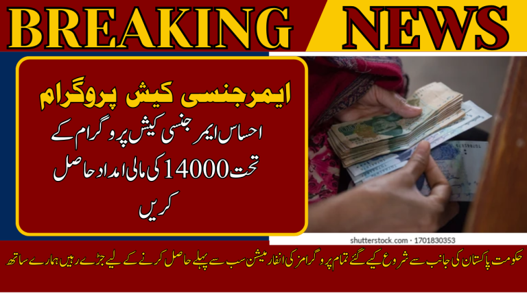Ehsaas Emergency Cash Program