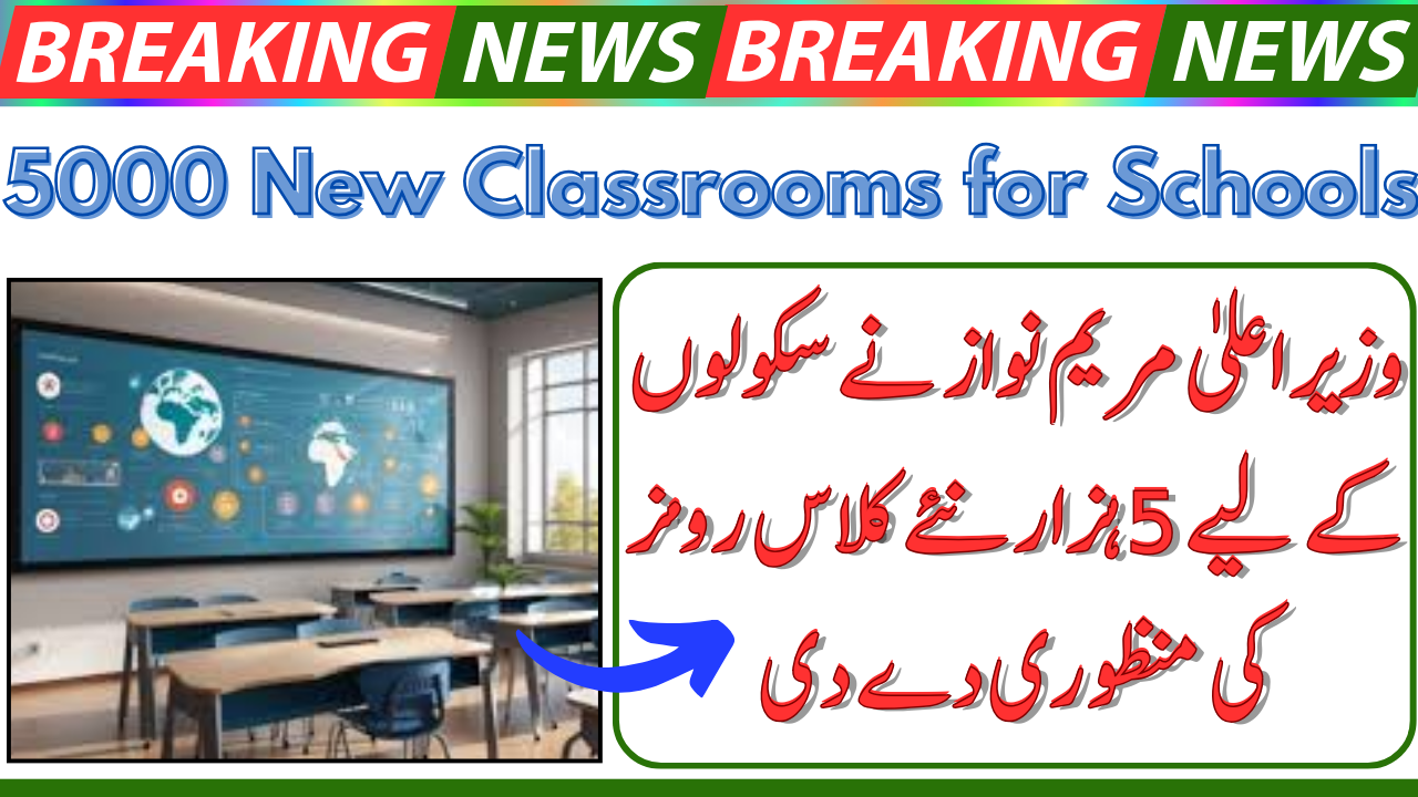 5000 New Classrooms for Schools