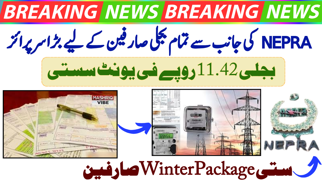 NEPRA Offers Winter Package For Consumers