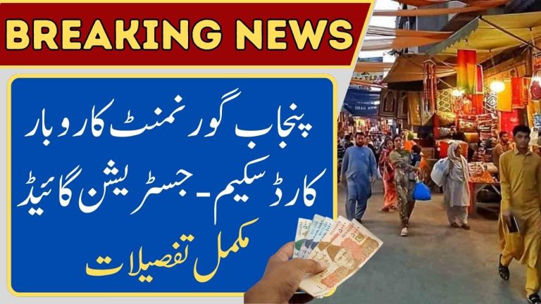 Punjab Government Karobar Card Scheme