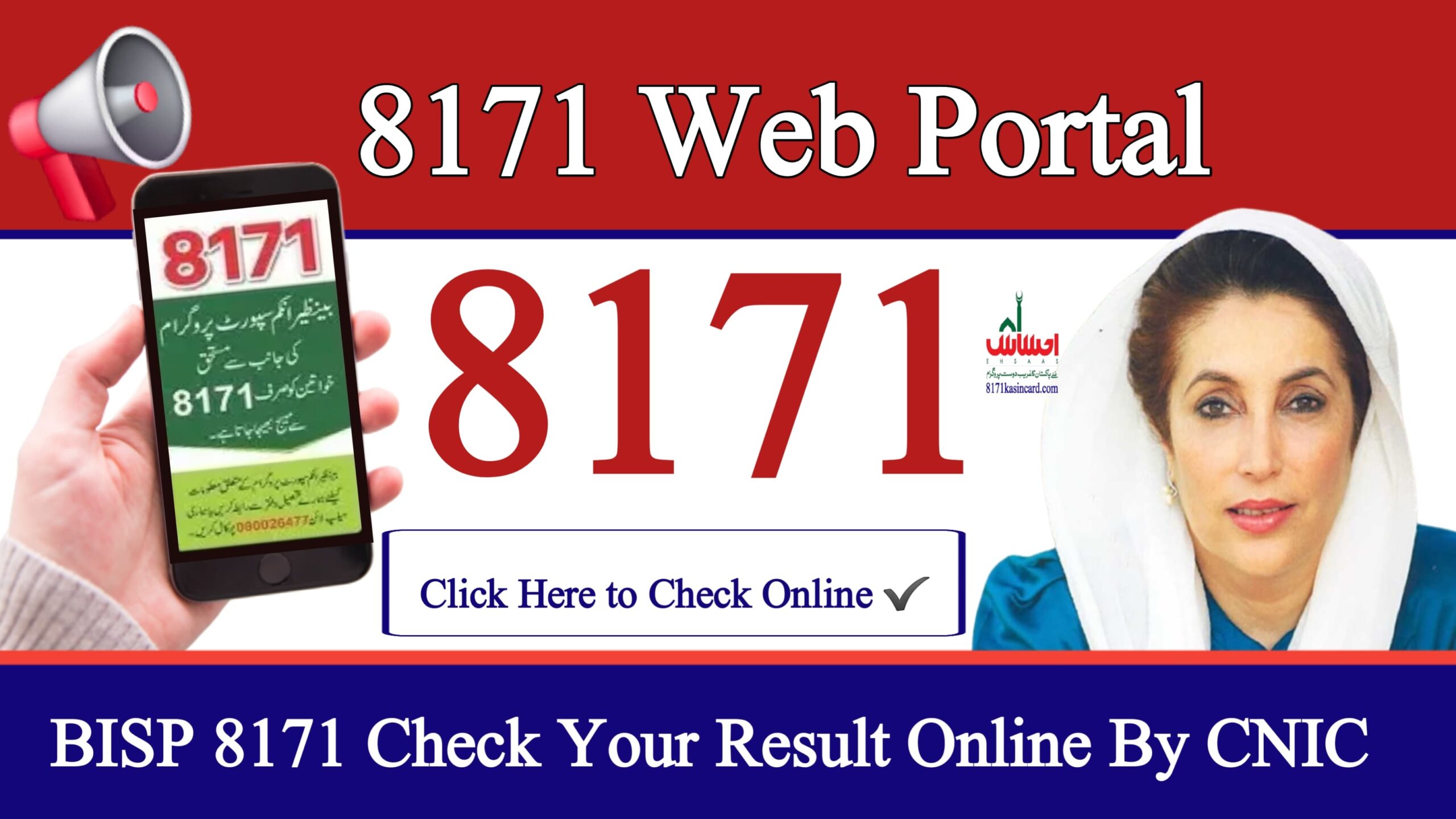 8171 Web Portal New Update 2025 | How to Check BISP Status Online, 8171 kasin card
